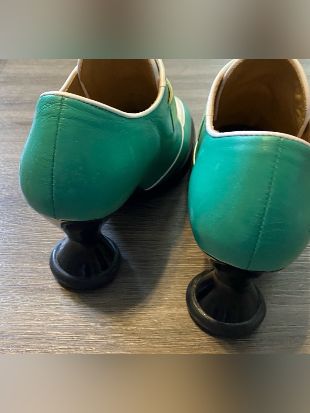John Fluevog Mini Lolly Green size 8.5 good for street size 8 - Picture 6 of 12